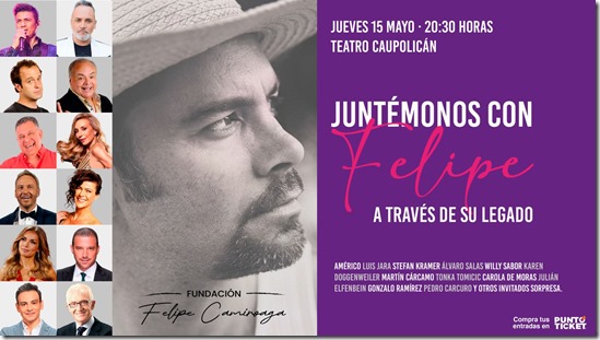 Foto Invitación Show Juntémonos con Felipe