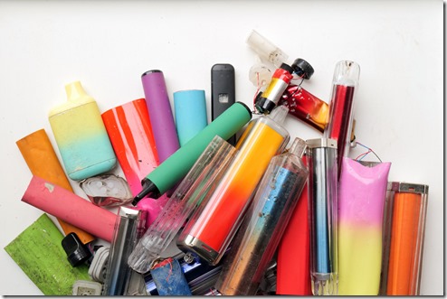 Collection of discarded e-cigarettes