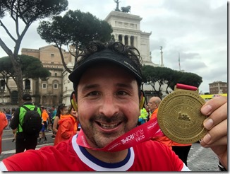 Padre tras correr